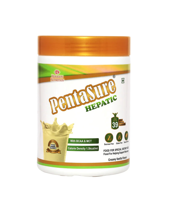 PentaSure Hepatic | Liver Care Nutrition with BCAA & MCT | Vanilla | 1kg