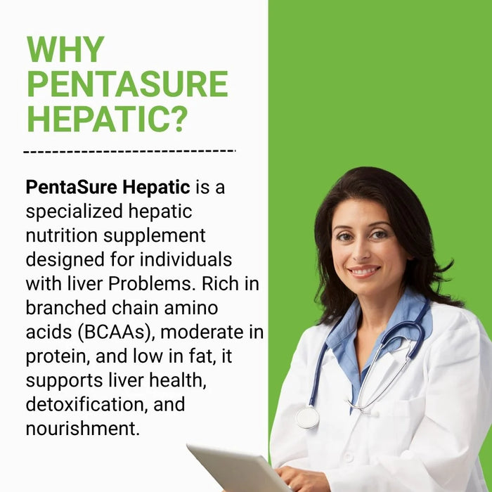 PentaSure Hepatic | Liver Care Nutrition with BCAA & MCT | Vanilla | 1kg