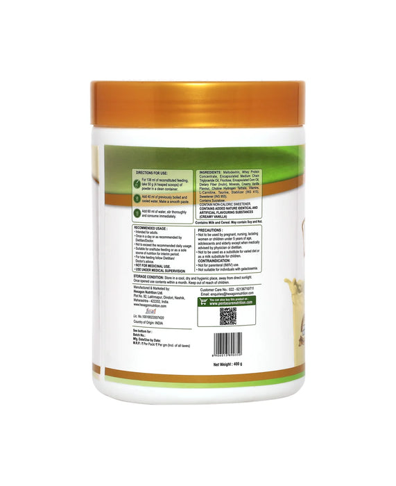 PentaSure Hepatic | Liver Care Nutrition with BCAA & MCT | Vanilla | 400g