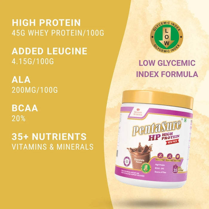 PentaSure HP | High Protein Whey Nutrition | Chocolate | 400g