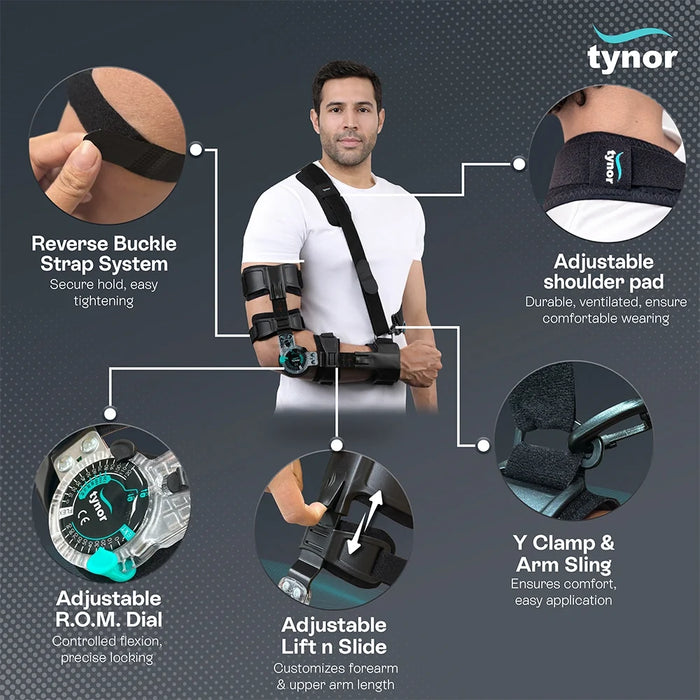 ROM Elbow Brace Tynor