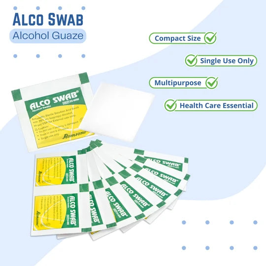 Romsons Alco Swab Alcohol Gauze