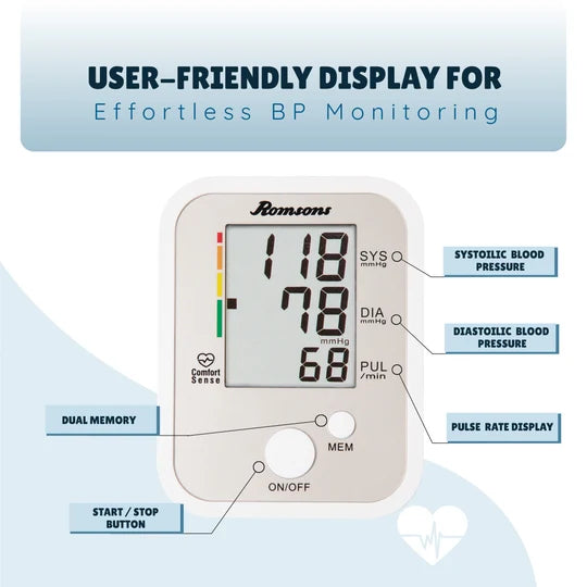  Romsons BP-10 Automatic Digital Blood Pressure Monitor-3