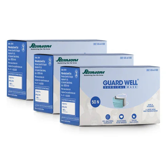 Romsons Guard Well 3 Ply Surgical Mask 5