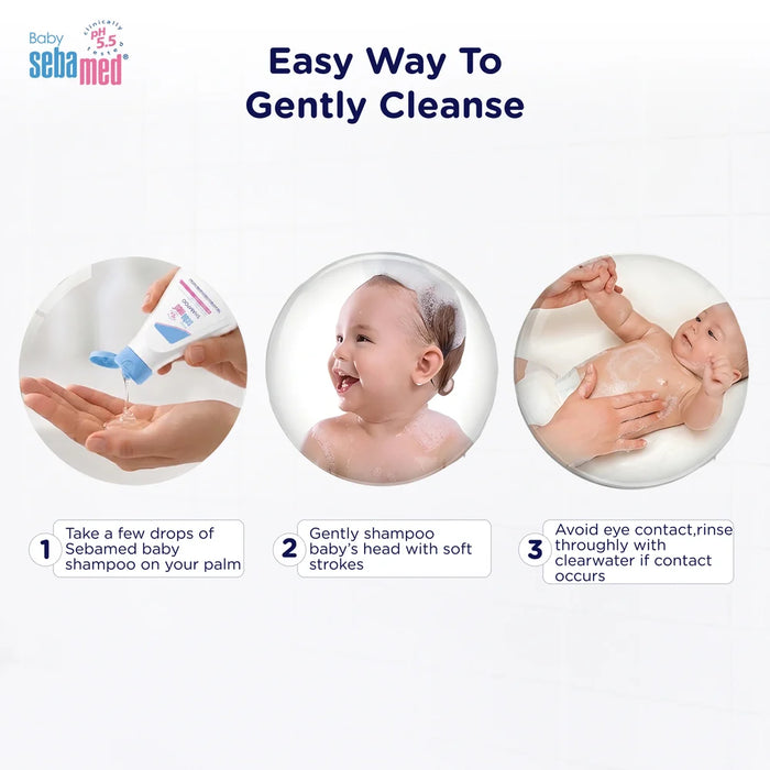 Sebamed Baby Shampoo|pH 5.5| Soap Free| No Tears