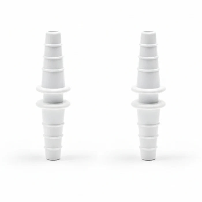 Medical Suction Machine Tubing Connectors (OSU301) – Replacement Pipe Adapter Pack for Phlegm Pumps, 2-Pack