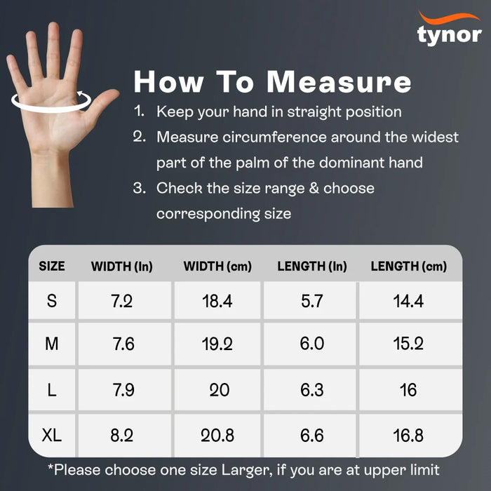 Tynorgrip Gym Gloves with Support Tynor