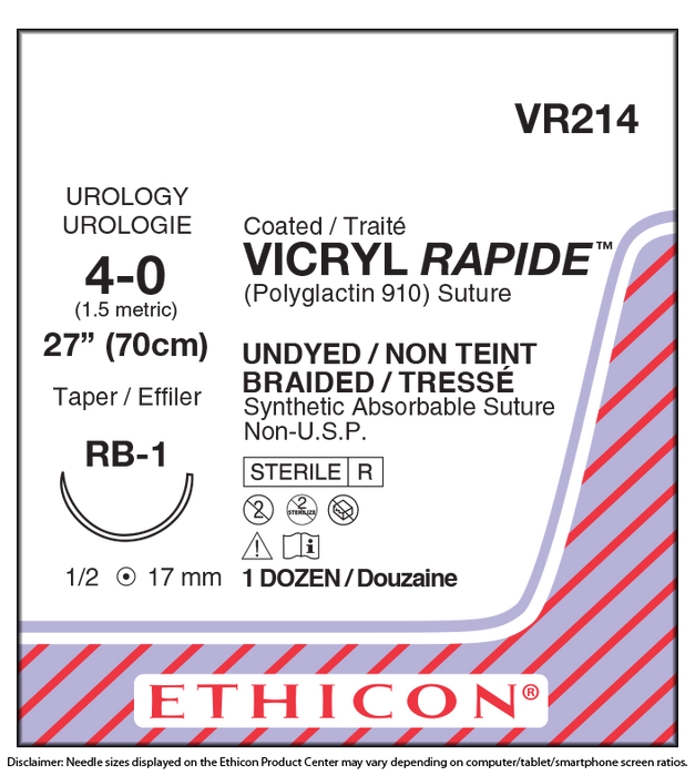 VICRYL RAPIDE 4-0 VR214
