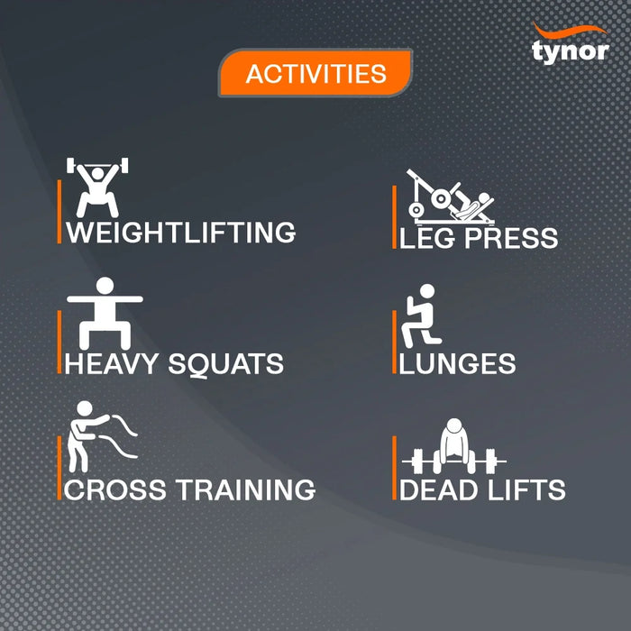 Weight Lifting Knee Wrap Tynor