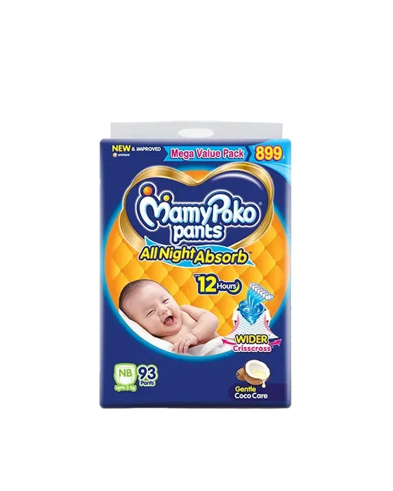 MamyPoko Pants All Night Absorb NB-93'S