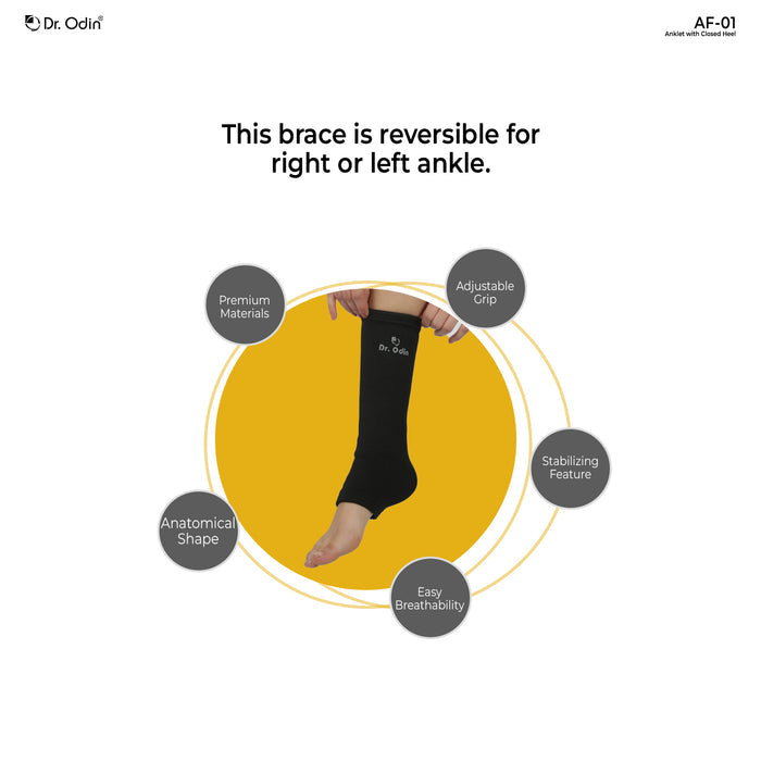 Anklet with Closed Heel