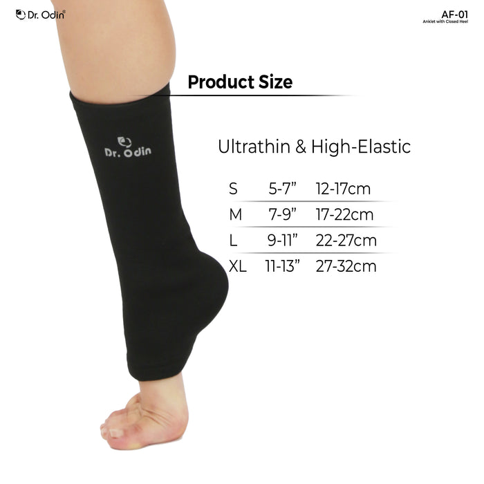 Anklet with Closed Heel