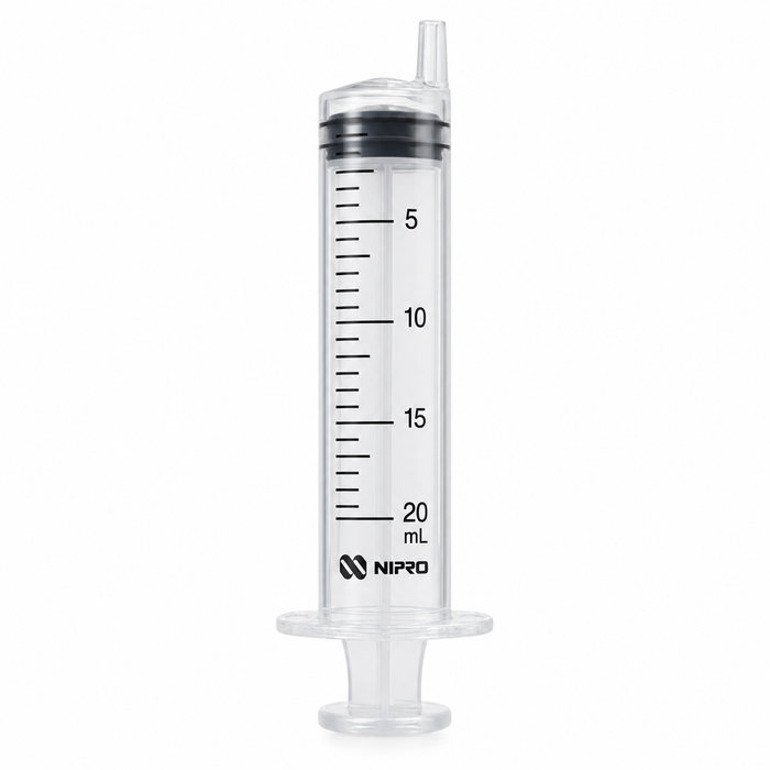 3 part syringe luer slip ECCENTRIC without needle NIPRO
