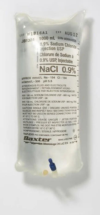 BAXTER 0.9% SODIUM CHLORIDE VIAFLEX