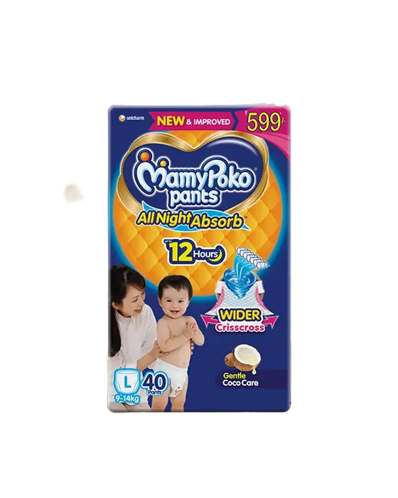 MamyPoko Pants All Night Absorb L-40'S