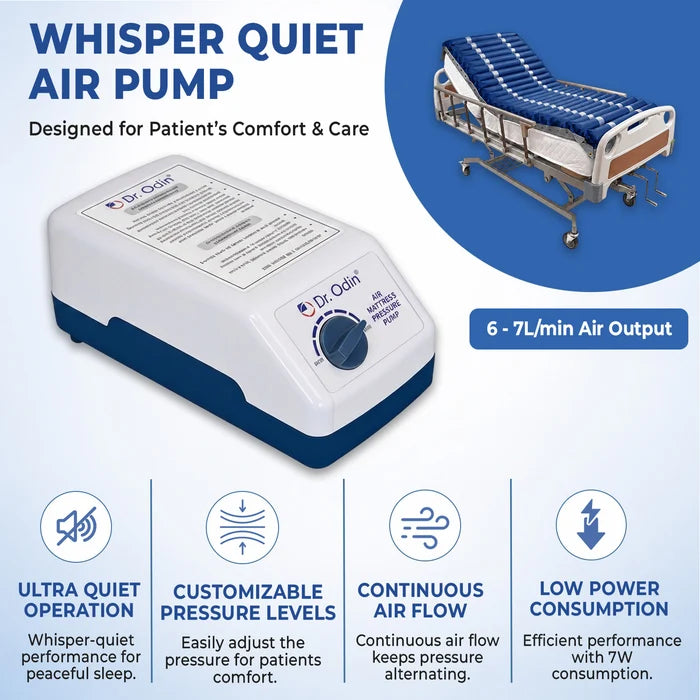 Anti-Bedsore Tubular Air Mattress with Pump for Patients Large - OAM004