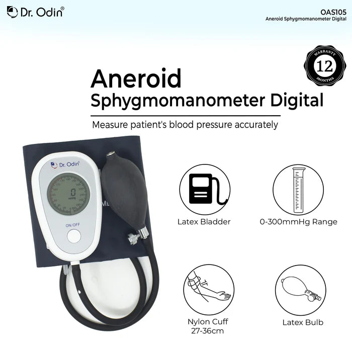 Aneroid Sphygmomanometer Digital OAS105 with Stethoscope