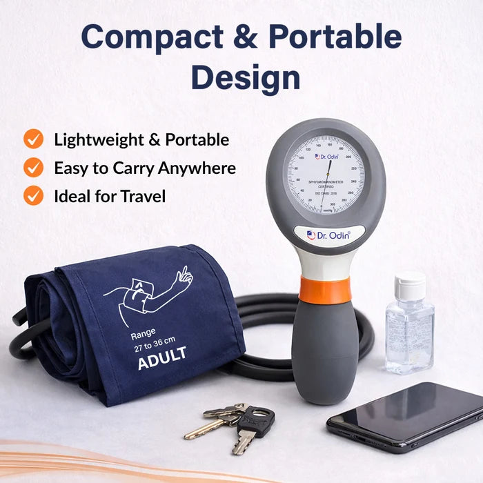 Aneroid Sphygmomanometer Palm Type OAS106 with Stethoscope
