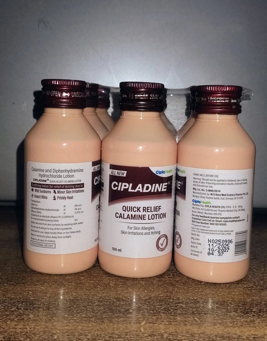 Cipladine Quick Relief Calamine Lotion 100 Ml