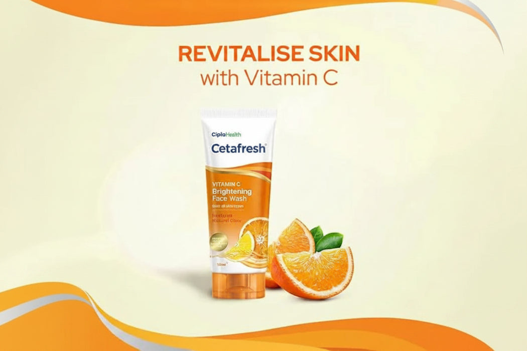 Cetafresh Vitamin C Brightening Face Wash 100Ml