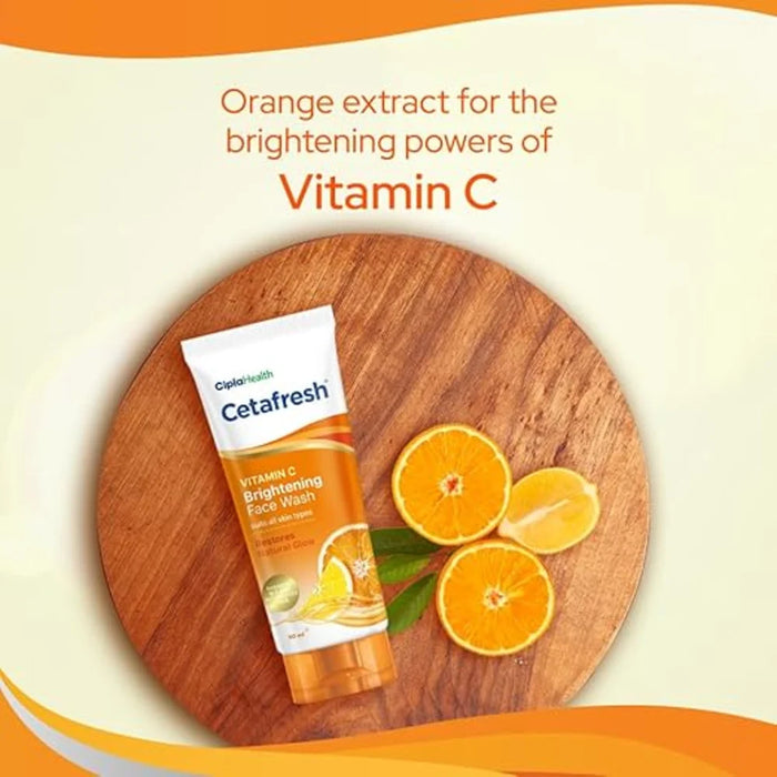 Cetafresh Vitamin C Brightening Face Wash 100Ml