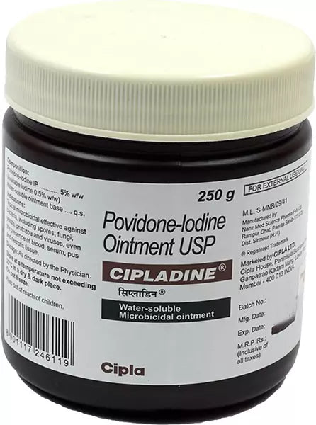 Cipladine 5% Oint 250Gm