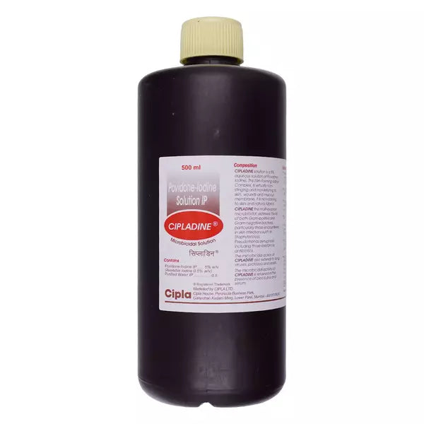 Cipladine 5% Solution 500Ml
