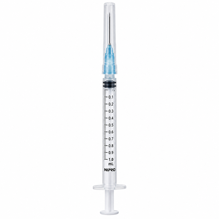 3-part syringe  Luer Slip with needle CENTRIC NIPRO