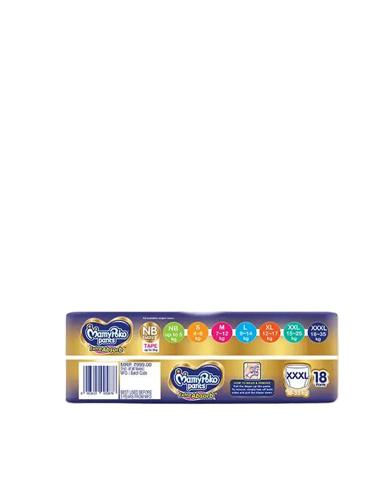 MamyPoko Pants Extra Absorb XXXL-18'S