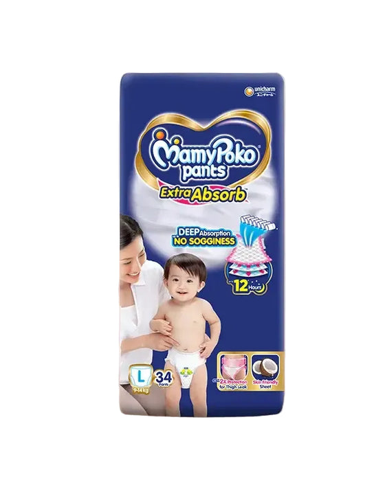 MamyPoko Pants Extra Absorb L-34'S