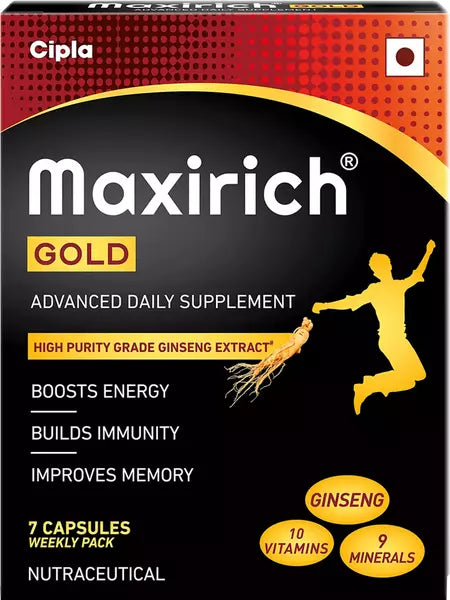 Maxirich Gold Advanced Daily Supplement (7 Capsules)