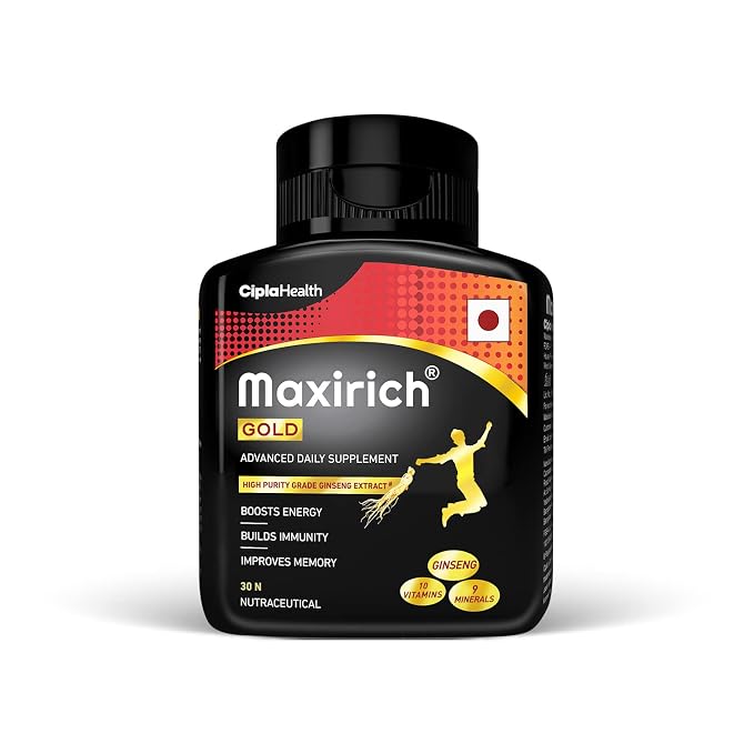 Maxirich Gold Daily Multivitamin (30 Softgels)