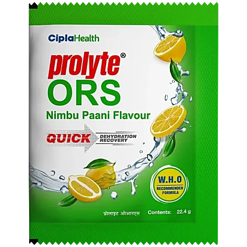 Prolyte ORS Nimbu Paani Flavour Powder, 22.4 gm