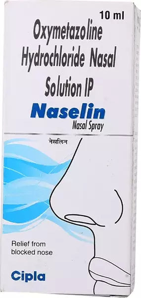 Naselin Nasal Spray Bottle Of 10 Ml