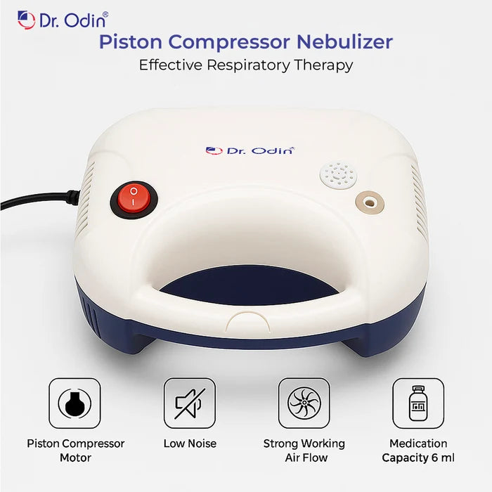 Piston Compressor Nebulizer (ODN303) – Low-Noise Handheld Design
