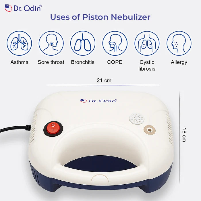 Piston Compressor Nebulizer (ODN303) – Low-Noise Handheld Design
