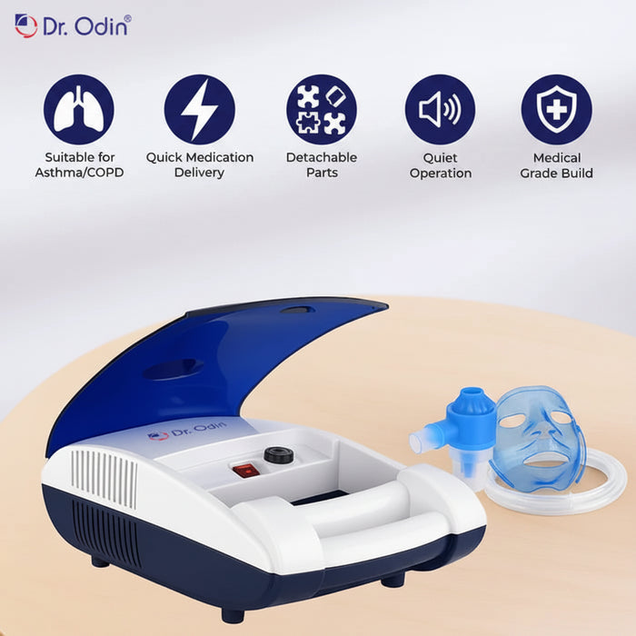 Piston Compressor Nebulizer (ODN304) – Low-Noise Portable Handheld Design