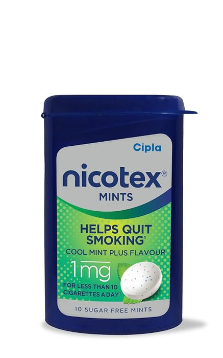 Nicotex Mints, 1mg, Mint Plus - 10 Mints