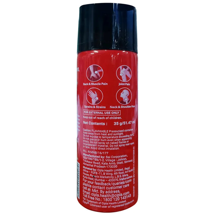 Omnigel Max Strong Spray, 35 gm/51.47 ml