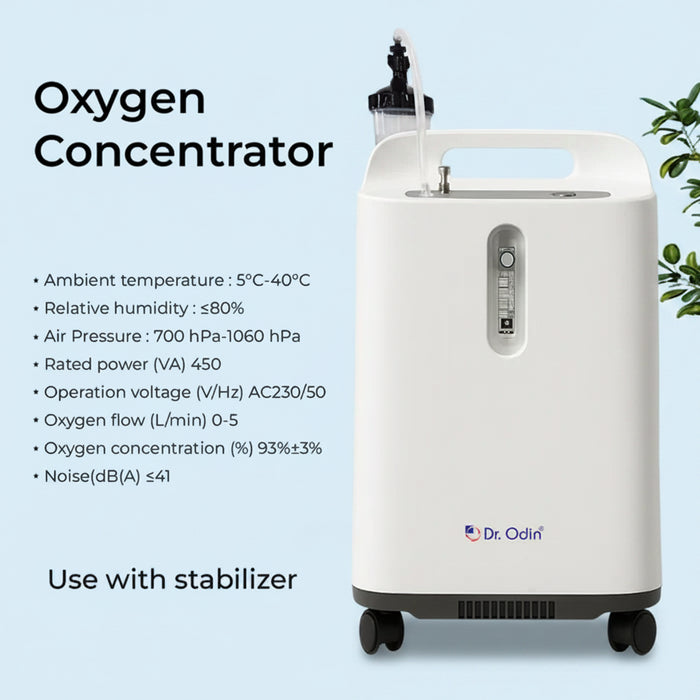 Medical Oxygen Concentrator (OCN103) – Smart Safety Alarm System with Overload & Low-Oxygen Protection