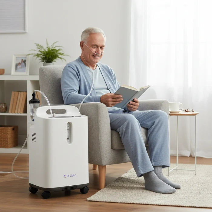 Medical Oxygen Concentrator (OCN103) – Smart Safety Alarm System with Overload & Low-Oxygen Protection