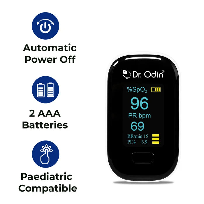 Fingertip Pulse Oximeter (OPO103) – SpO2 & Pulse Rate Monitor with Perfusion Index