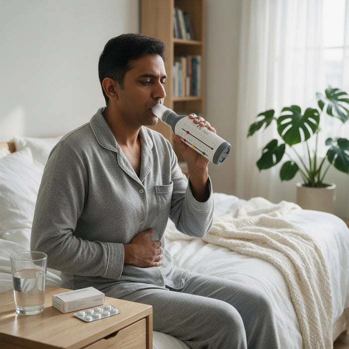 Peak Flow Meter – Lung Performance & Asthma Monitor with 3-Zone Management OFM101