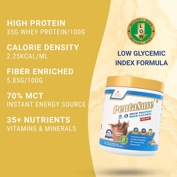 PentaSure 2.0 | High Protein Weight Gain & Lean Muscle Nutrition | Chocolate | 400g