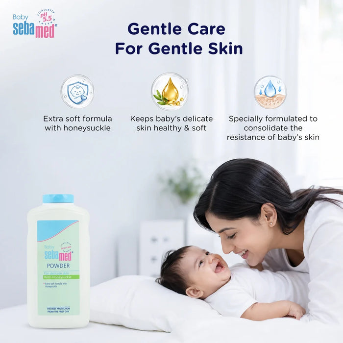 Sebamed Baby Powder with Honeysuckle|200 gm
