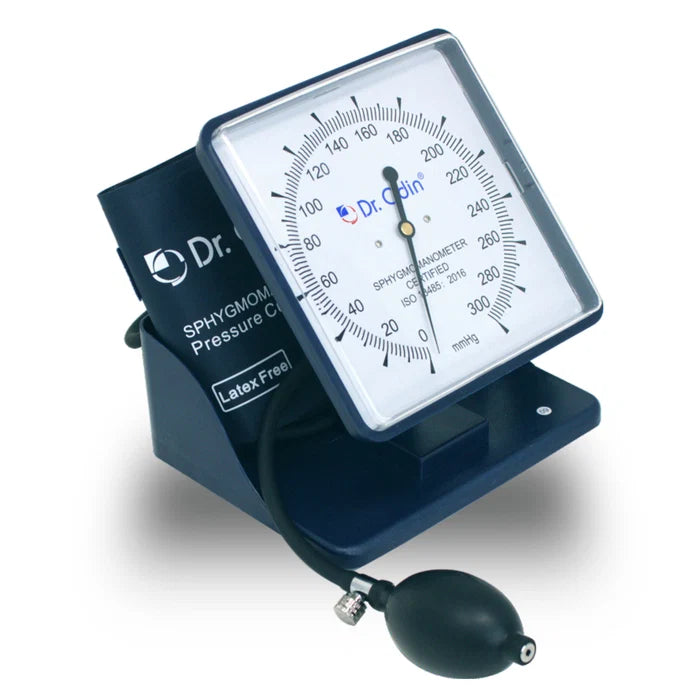 Table-Top Aneroid Sphygmomanometer (OAS103) – Square-Dial Manual Blood Pressure Monitor