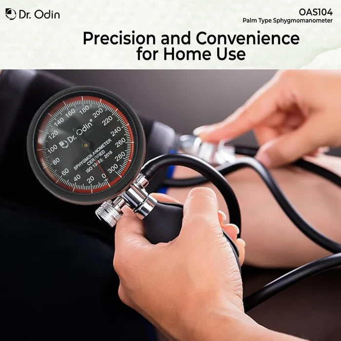 Palm-Type Aneroid Sphygmomanometer (OAS104) – Handheld Manual Blood Pressure Monitor