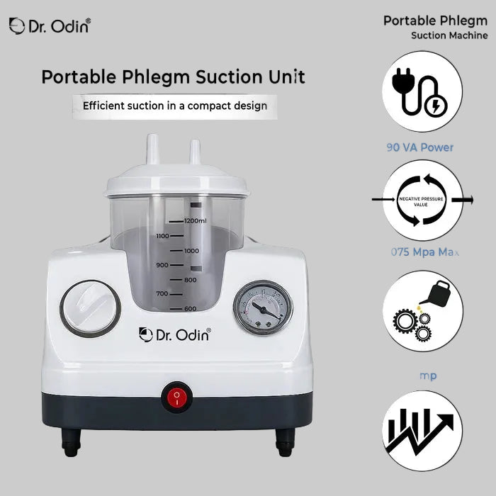 Portable Medical Suction Machine (OSU301) – Compact Oil-Free Lubrication Pump