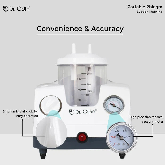 Portable Medical Suction Machine (OSU301) – Compact Oil-Free Lubrication Pump