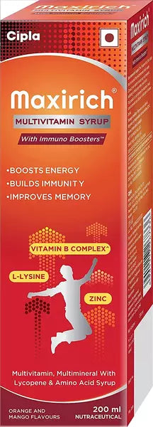 Maxirich Multivitamin Syrup 200Ml
